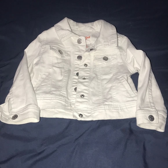 Cat & Jack White Jeans Jacket 2T - Picture 1 of 3